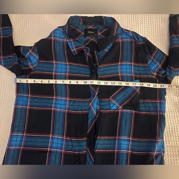 NWOT- Rails Hunter Shirt - L - Azure Midnight Ruby (read details) - Picture 5 of 5
